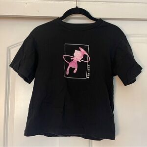 Uniqlo Black and Pink Pokémon Mew T-Shirt